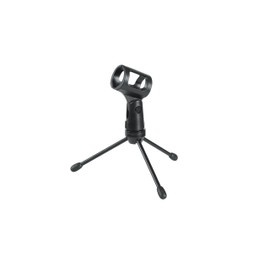 Gator Frameworks Mini Tripod Desktop Microphone Stand with Clip for Wireless Mics and Collapsible Legs (GFW-MIC-0251)