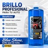 Blue Shine Protector Abrillantador Gel Almorol para Llantas Brillo Intenso