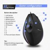 zelotes Vertical Gaming Mouse with Joystick,10000DPI,11 Programmable Buttons Vertical Ergonomic