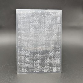 Plastic Embossing Folder (4-1/8''x5-13/16'' | Concave Convex Pattern) Paper Crafts Plastic Textured Impressions for Card Making Scrapbooking