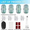 LIGBT 1000mAh Wireless Led Strobe Light with Remote Control Led
