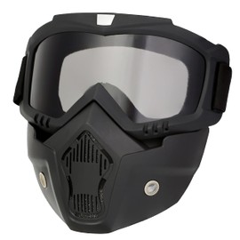 anteojos de motocicleta desmontables de cara completa, anteojos de moto de suciedad, anteojos de ATV, anteojos de equitación, anteojos de esquí, anteojos a prueba de viento, casco de carreras para