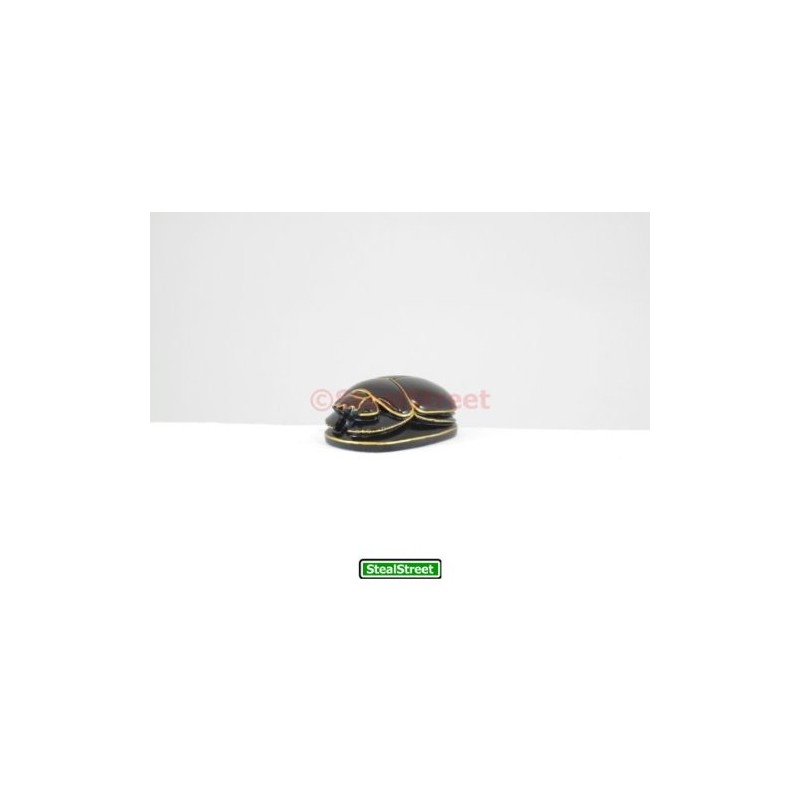 Egyptian Black Scarab Collectible Figurine