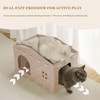 Cat House for Indoor Cats, House-Shape Cat Felt Bed, Creative