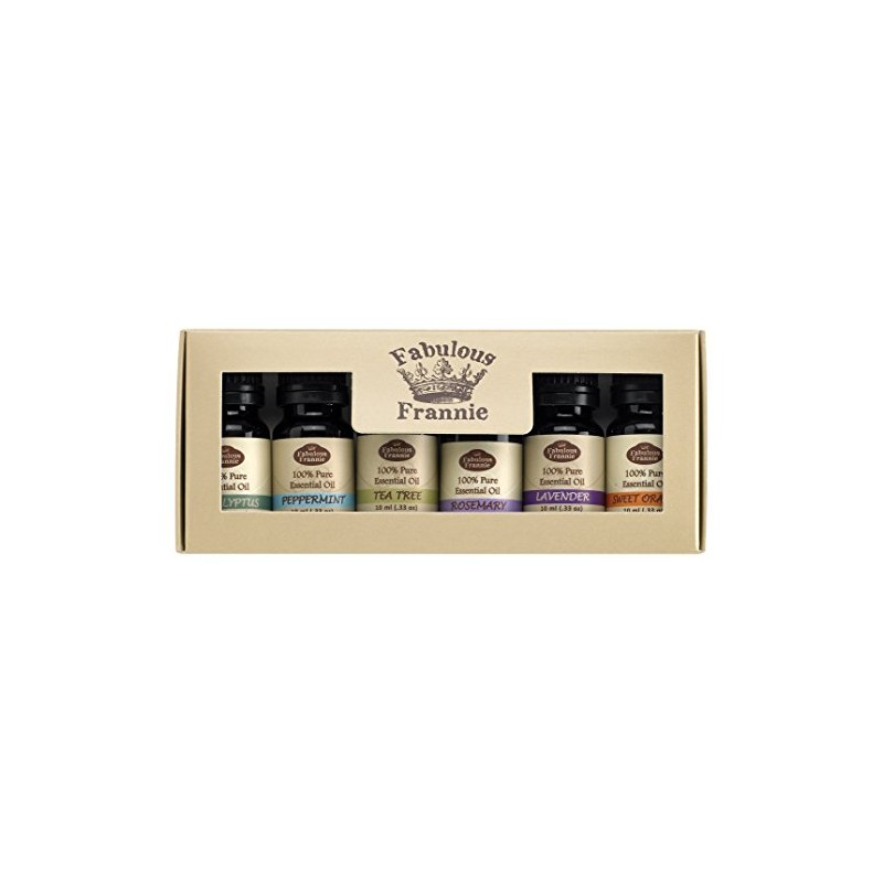 Fabulous Freannie Essential Oil Box Gift Set 100% Pure Grade