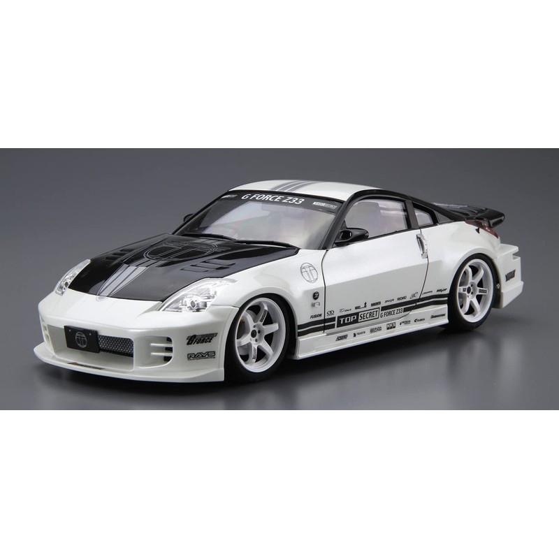 青島文化教材社 1/24 za・tyu-ndoka-siri-zu No. 33 Nissan Top Secret Z33 Nissan Fairlady Z 2005 Plastic