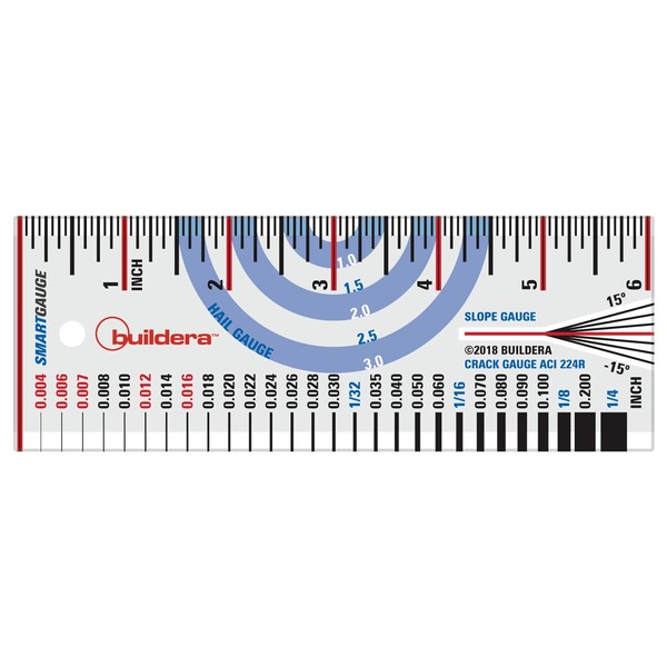 BUILDERA SMARTGAUGE MULTICOMPARATOR Inspection Tool | Seven Measurements: Length, Lippage,