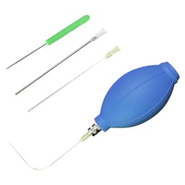 Gokelomg Einfacher Eierbläser, Werkzeuge zum Entleeren Von Eiern, Eierpumpe und Bohrer mit Einem Loch, Zubehör zum Ostereiermachen, Ukrainisches Eierdekorationsset, Blau