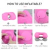 XiXiRan Inflatable Travel Pillow, Portable Comfortable Neck Pillow, Quick Inflation,