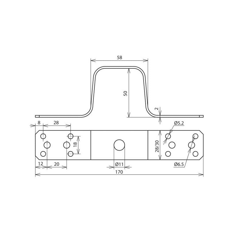 Dehn 377006 – Borna puenteado 2 x 6.5/4 x 5,2