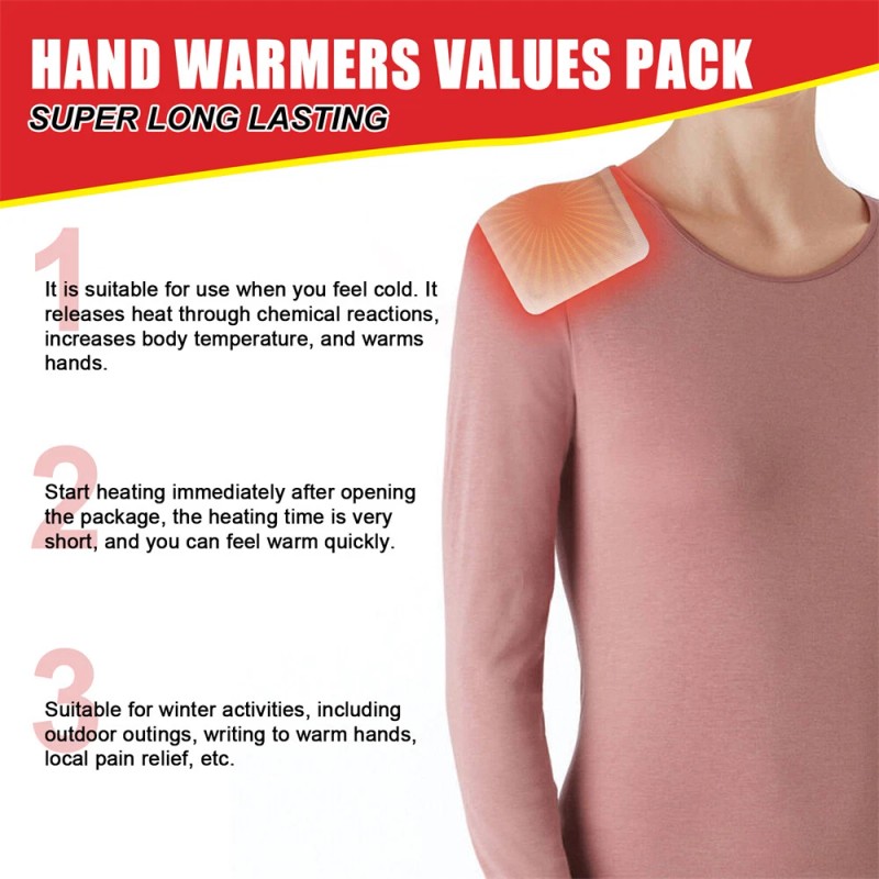 Unbranded 60 PCS Hand Warmer + Body SUPER Warmers 18-hour