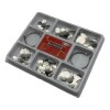 100 Piezas Banda Matriz Dental Contorneadas 2 Anillos Kit