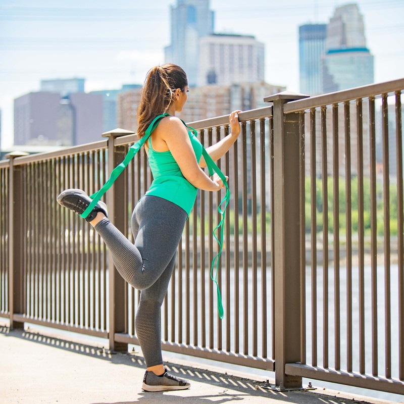 OPTP The Original Stretch Out Strap with Exercise Book, for