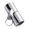 MerciL Marine Pipe Connector, 316 Stainless Steel Folding Swivel Coupling