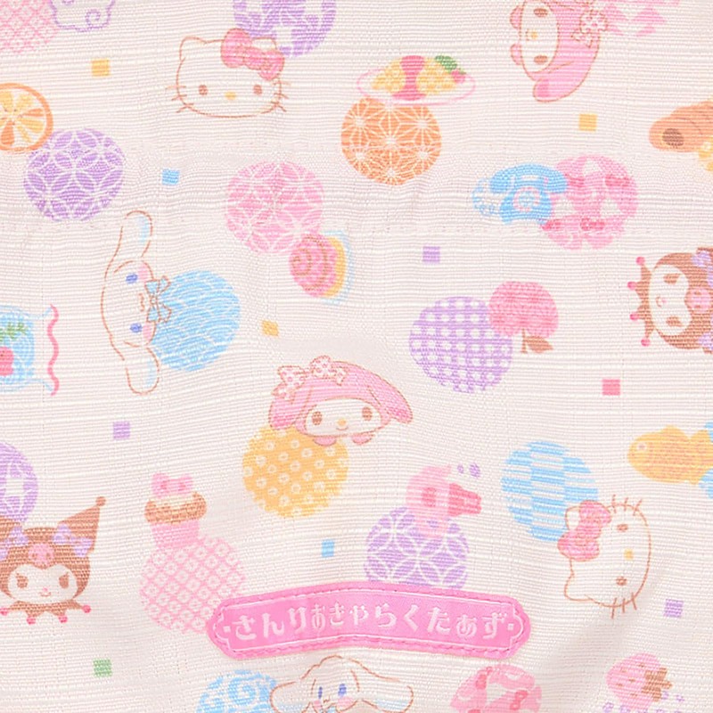 Sanrio 570125 Sanrio Characters Drawstring Bag (Nagami Pastel)