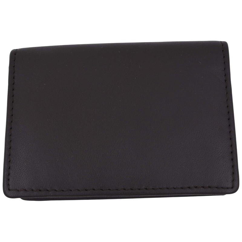 Swiss Marshall Men's RFID Blocking Premium Leather Expandable Small Credit