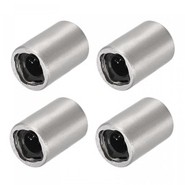 sourcing map LM3UU 3 mm Bore 7 mm Linear Ball Bushing for 3D Printers, Pack of 4