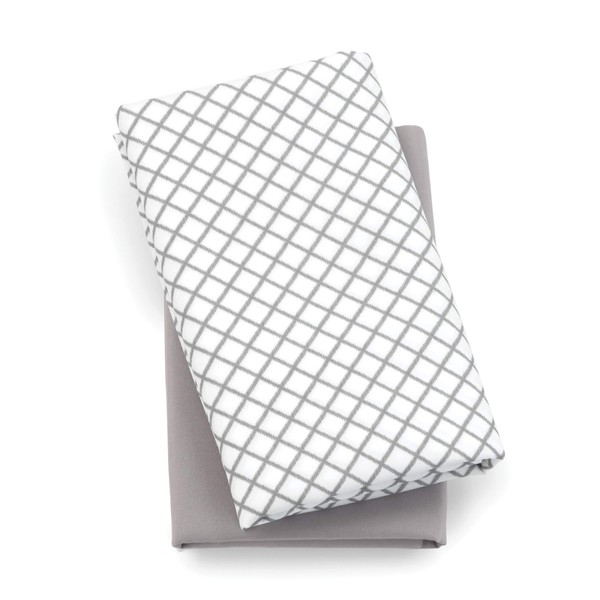 Chicco Lullaby Playard Sheets - Grey Diamond 2 Count (Pack