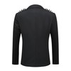 Cloudstyle Men's Wedding Sequin Wing Stage Clothes Premium Suit Jacket