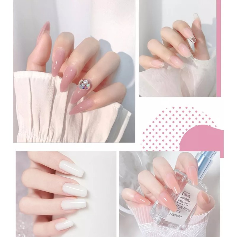 RafnaLina 12 Unidades De Gel De Polietileno Para Extensiones De