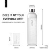 VINSUN Water Bottle 1L, Leak-proof Water Flask, BPA free, Reusable,