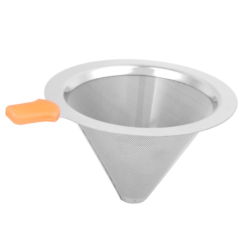 Coffee Maker Drip Filter Double Layer Stainless Steel Reusable Coffee