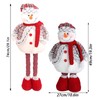 Retractable Standing Snowman Doll Toy Christmas Decoration for Birthday Festival