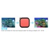 Underwater Red Lens Filter for Super Dive Housing GoPro Hero