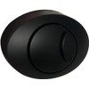 Black Noir Oval Dual Flush Push Button Replacement for Cable