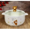 Ceramic Whimsical Honey Bees Bear 30oz Noodle Dessert Food Bowl