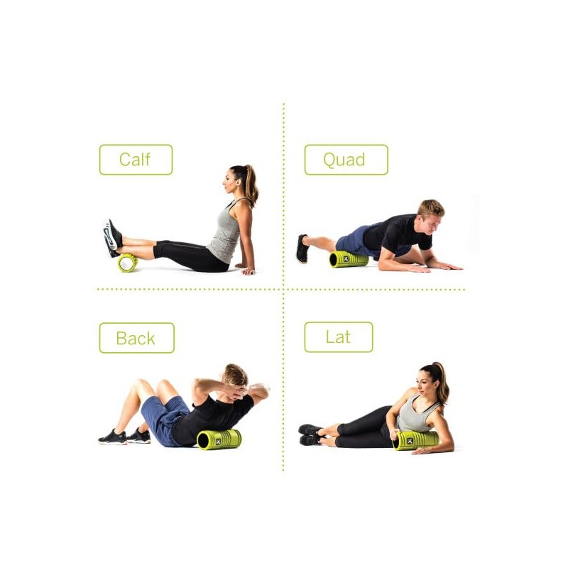TriggerPoint Grid Fascia Roller with Free Online Videos, Compact Massage