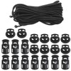 20 PCS Plastic Cord Locks & Elastic Bungee Nylon Shock