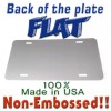 White Ghost Black Aluminum Novelty Car License Plate