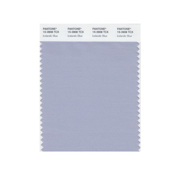 Pantone 15-3908 TCX Smart Color Swatch Card, Icelandic Blue