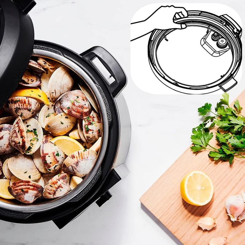 Original Sealing Ring Compatible with Crock-Pot Quart and 6 Quart