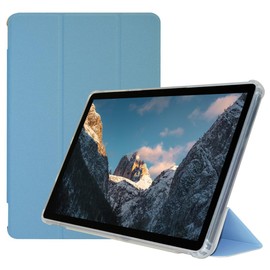 AKNICI Case for TECLAST P50AI Tablet 11 Inch, Ultra Thin PU Leather Soft TPU Back Cover Folding Stand Protective Case with Car Sleep Guard for TECLAST P50AI, Blue