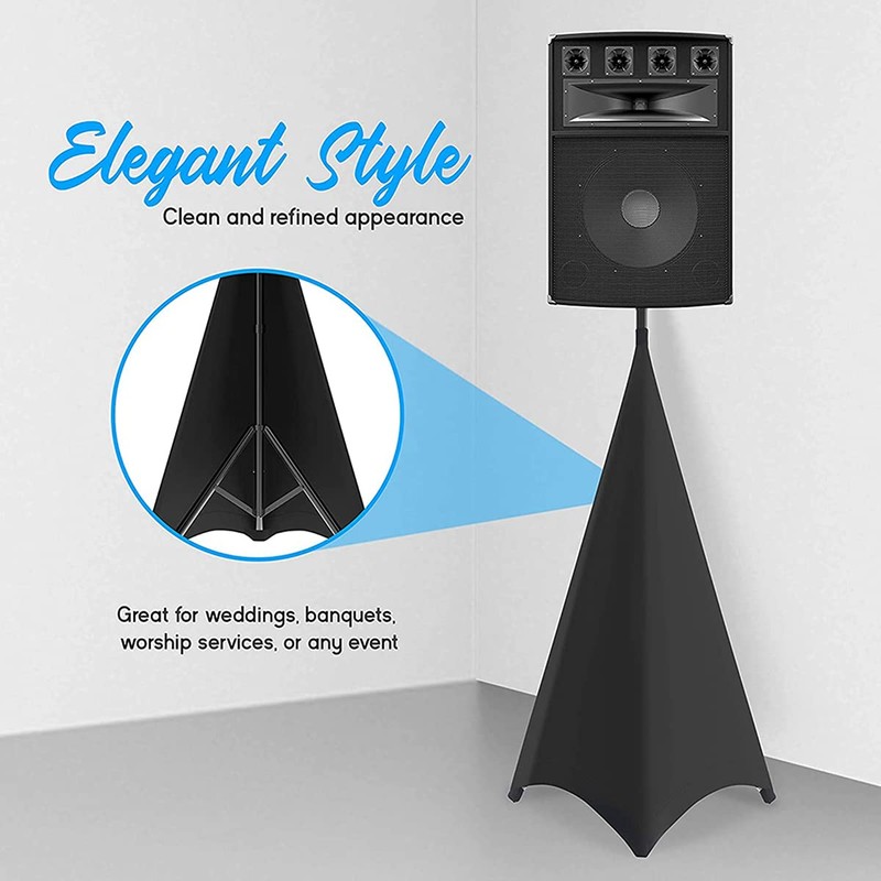 FutureHight Universal DJ Light Speaker Stand Rock Tripod Cover with