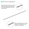 CoCud Micro Drill Bits, 0.8mm Drill Diameter 34mm Total Length,