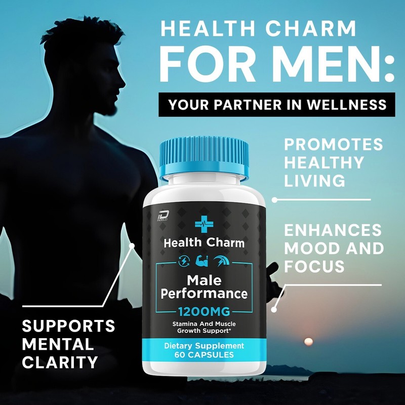 Health Charm (3 Pack) Health Charm for Men Capsules –