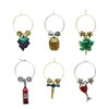 Wine Things WT-1423P Vino Color Wine Charms, Painted