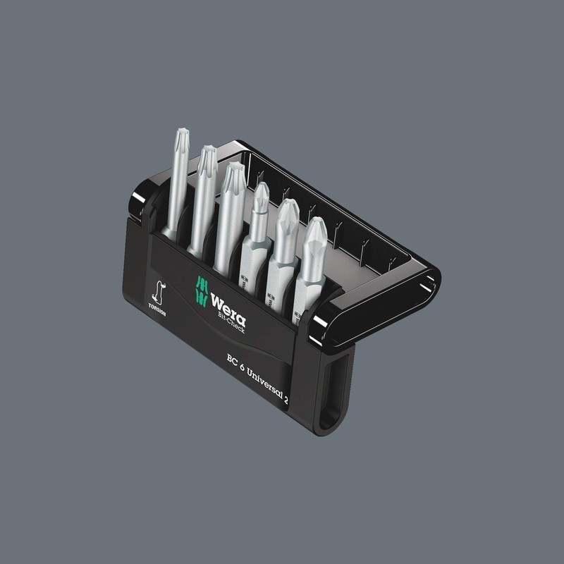 WERA 05056478001 Bit Check Set 6 V Universal Hob Cover