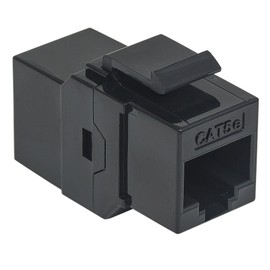 Intellinet NE000889 Cat5e 8P8C Female to Female Inline Coupler - Black