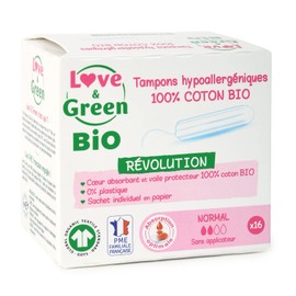 Love & Green Organic Anti-Allergic Digital Stamps, Normal, Pack of 16