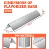 GasSaf 15.3 inch Flavorizer Bars Replacement for Weber 7635 Spirit