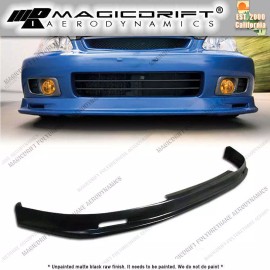 MagicDrift For 99-00 Honda Civic 2DR EK Coupe MU MUGN JDM Front Bumper Chin Lip Urethane