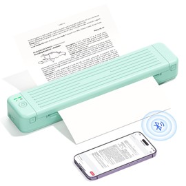 ItriAce Portable Printers Wireless for Travel, P831 Inkless Portable Printer, Portable Wireless Printer Compatible with iOS, Android & Laptop, Thermal Printer for Office, Home, School