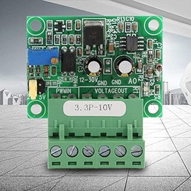 FTVOGUE 3.3V PWM to 0-10V Voltage Converter D/A Digital Analog PLC Conversion Module