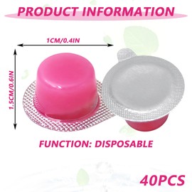 40 Stück Zahnpolierpaste, Polierpaste Professional, Zahnpoliercreme, Zahnpolieraufhellungscreme für Eine Effektive Zahnsteinentfernung, Polierpaste für Zähne