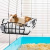 Acshio Rat Cage Platform, Metal Basket Rat Hammock with Mat,