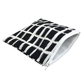 Itzy Ritzy - Bolsa de aperitivos reutilizable de 7 x 7 pulgadas, sin BPA, apta para alimentos, lavable e ideal para almacenar aperitivos, chupetes, electrónica y maquillaje en una bolsa de pañales,